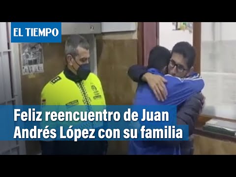 Juan Andrés López, universitario víctima de banda delincuencial, se reencontró con su familia