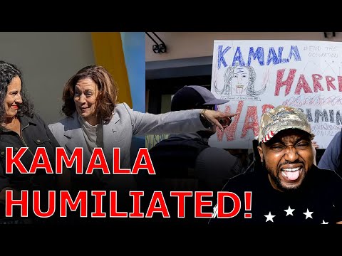 CLUELESS Kamala Harris CLAPS As She Is HUMILIATED To Her Face With War Criminal Protest Song!