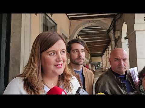 Ayuntamiento de Segovia. PSOE. Clara Martín sobre el pacto de Mazarías y VOX. 15/5/2024