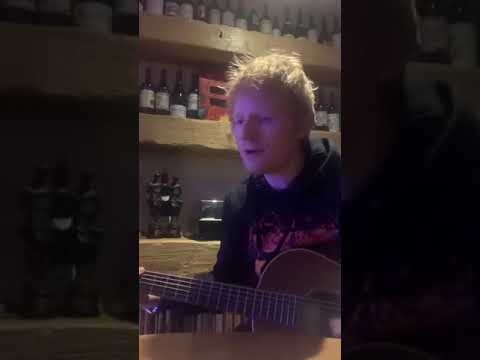 Ed Sheeran - "Tides" - FIRST ever LIVE acoustic performance | IG live 31.10.21