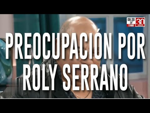 Roly Serrano sufrió un accidente y se encuentra en grave estado
