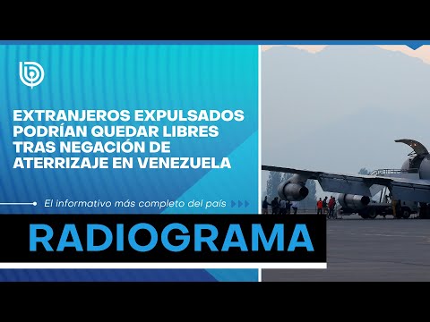 Extranjeros expulsados podrían quedar libres tras negación de aterrizaje en Venezuela