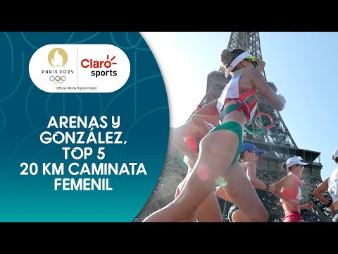 Atletismo #Paris2024 | Lorena Arenas y Alegna González, Top 5 de los 20 km caminata femenil