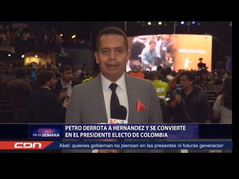 Gustavo Petro el presidente electo de Colombia