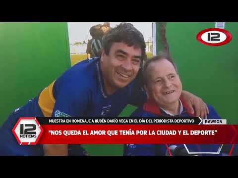 Día del Periodista Deportivo: emotiva muestra y homenaje a Rubén Darío Vega
