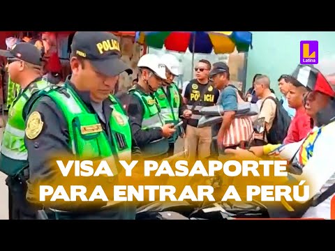 Tumbes: Policia pide visa y pasaporte a venezolanos para ingresar a Perú l Arriba Mi Gente