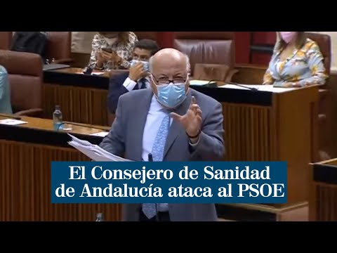 El consejero de Sanidad de Andalucía al PSOE: Venden humo. Son encantadores de serpientes