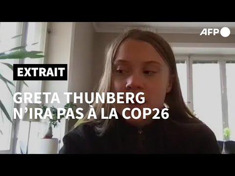 Climat: Greta Thunberg ne se rendra pas à la COP26 à cause des accès inégaux aux vaccins | AFP