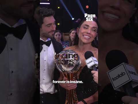 ‘Dancing With the Stars’ champs Joey Graziadei, Jenna Johnson react to winning Season 33 mirrorball