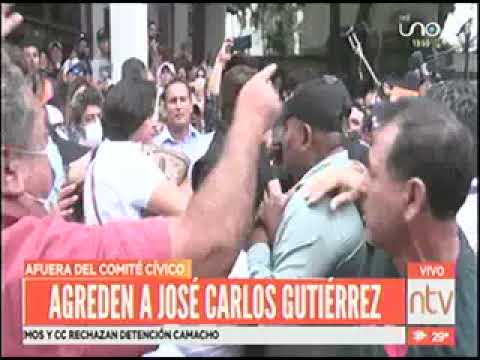 29122022 JOSE CARLOS GUTIERREZ FUE  AGREDIDO EN LA SAFUERAS DEL  COMITE CIVICO RED UNO