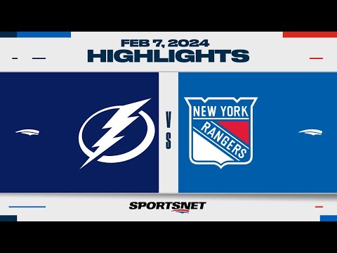 NHL Highlights | Rangers vs. Lightning - February 7, 2024