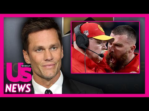 Tom Brady Reacts To Travis Kelce & Andy Reid Super Bowl Drama