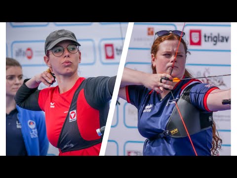 Archery 🏹 Elisabeth Straka v Louisa Piper – recurve women gold | Slovenia 2022 Veronica's Cup