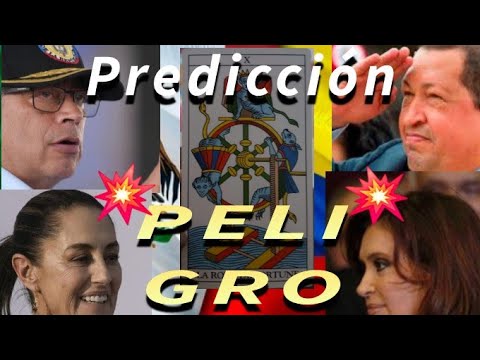 #predicción #PETRO PUEDE SER EL #CHAVEZ de #COLOMBIA y #SHEINBAUM LA #CRISTINA de #MEXICO, #tarot?