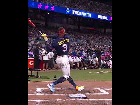 Byron Buxton’s 20 home runs in Round 1 advances him to the #HRDerby Semifinal