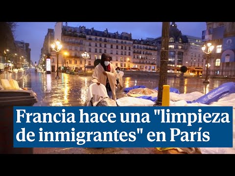 Francia hace una limpieza de inmigrantes en París ante la llegada de los Juegos Olímpicos