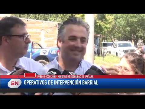 Operativos de intervención barrial. José Ingenieros 8500  Provincia Municipalidad. Fiscalía General.