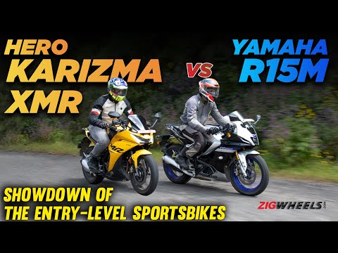 Hero Karizma XMR vs Yamaha R15M | Which one’s the better entry-level sportsbike? | ZigWheels