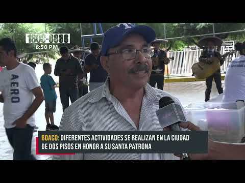 Devotos católicos de Boaco celebran a Santa Lucía - Nicaragua