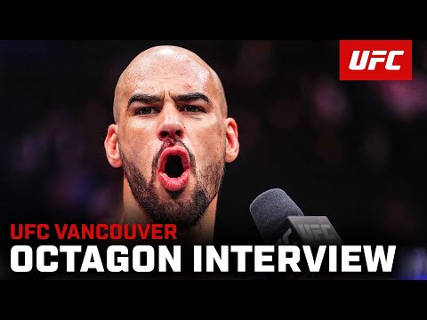 Yousri Belgaroui Octagon Interview | UFC Vancouver