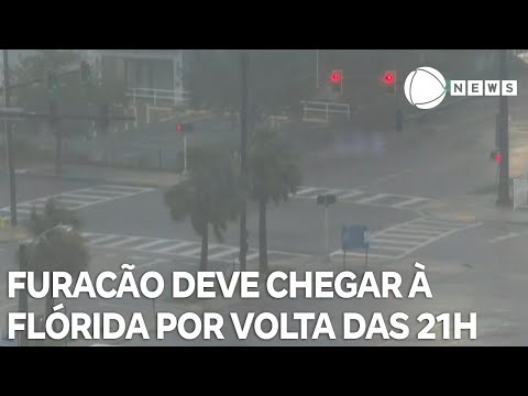 Furacão Milton deve chegar à Flórida por volta das 21 horas