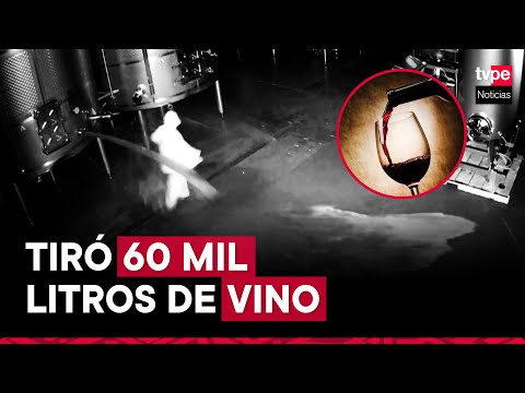 España: desconocido derrama 60 000 litros de vino valorizados en 2.5 millones de euros