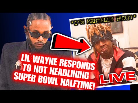 LIL WAYNE RESPONDS TO NOT HEADLINING SUPER BOWL HALFTIME SHOW!|LIVE REACTION!  #ShowfaceNews