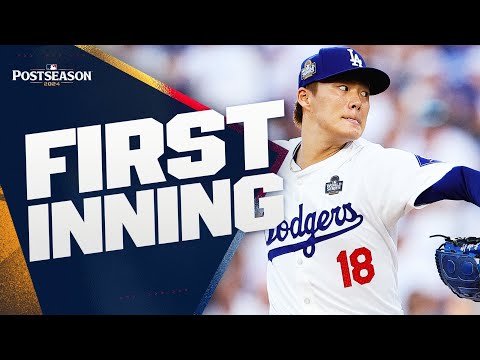 FULL FIRST INNING: Yoshinobu Yamamotos #WorldSeries debut (Faces Soto & Judge) | 山本由伸ハイライト