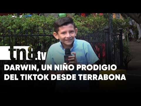 TikTok educativo: Darwing, la sensación viral de Terrabona, Matagalpa