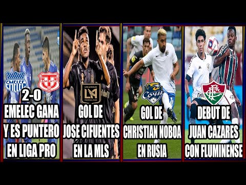 EMELEC GANA Y ES EL NUEVO PUNTERO! GOL DE JOSE CIFUENTES Y CHRISTIAN NOBOA! DEBUTA CAZARES Y MAS