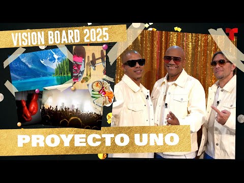 Proyecto Uno: Shows por sus 36 años en su Vision Board 2025 | Telemundo Entretenimiento