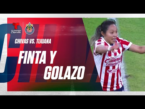 Goal Viridiana Salazar - Chivas Femenil vs Tijuana 1-0 | Telemundo Deportes