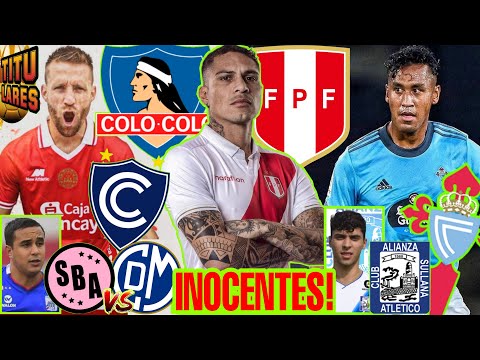 PAOLO GUERRERO a COLO COLO | BARCO a BOYS v MUNICIPAL | ZANELATTO SULLANA | CIENCIANO | CELTA TAPIA