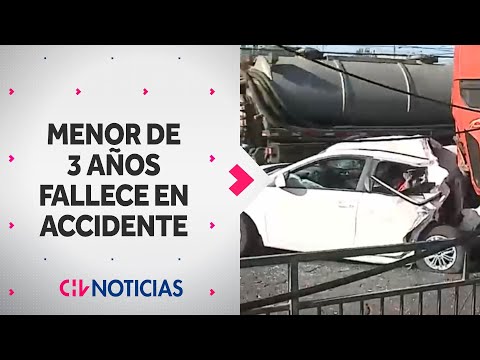 Niño de 3 años murió en grave accidente de tránsito con bus RED en Maipú - CHV Noticias