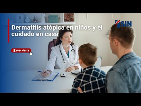 Dermatitis atópica en niños y el cuidado en casa