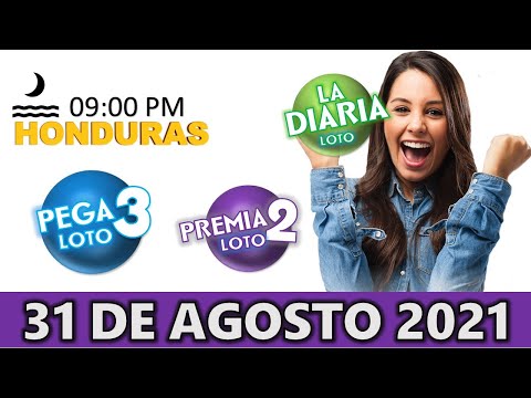 Sorteo 09 PM Loto Honduras, La Diaria, Pega 3, Premia 2, Martes 31 de agosto 2021 |?