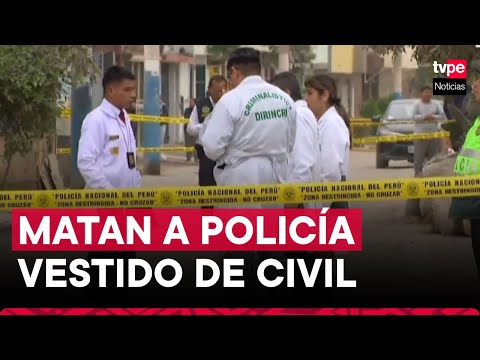 Policía vestido de civil es asesinado cuando se dirigía a trabajar