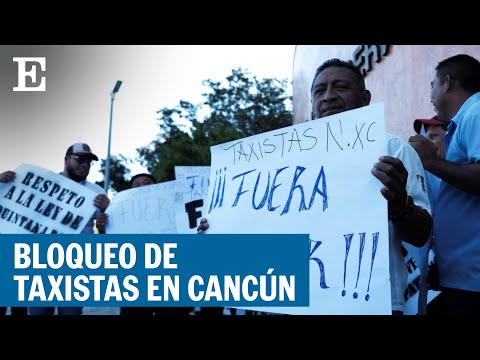 Bloqueo en la zona hotelera de Cancún | EL PAÍS