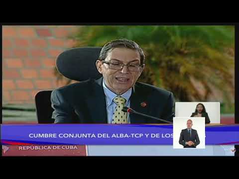Interviene Canciller de Cuba en XIX Cumbre de ALBA-TCP en Caracas