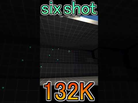 一旦six shot 132K #shorts #aimlab  #sixshots