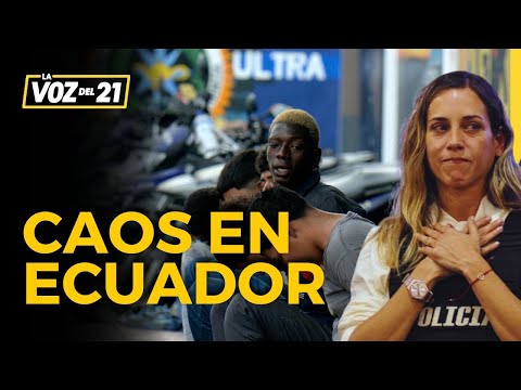 CAOS EN ECUADOR excandidata Andrea González: NO HAY CIFRA DE OFICIAL DE MUERTOS en ECUADOR
