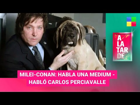 Milei-Conan: habla una medium + Carlos Perciavalle - #ALaTarde | Programa completo (26/04/24)