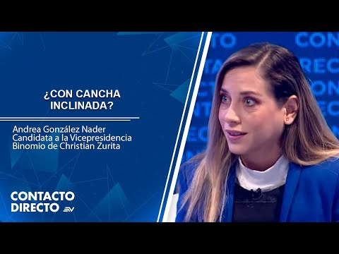 Andrea González habla de los problemas que enfrenta la candidatura | Contacto Directo | Ecuavisa