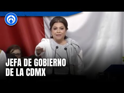 Clara Brugada rinde protesta como jefa de Gobierno de la CDMX