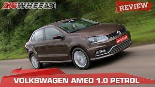Volkswagen Ameo 1-Litre Petrol review | Slow, but nice? | ZigWheels.com