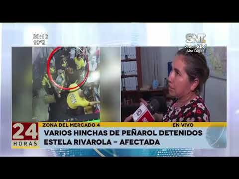 Varios hinchas de Peñarol detenidos