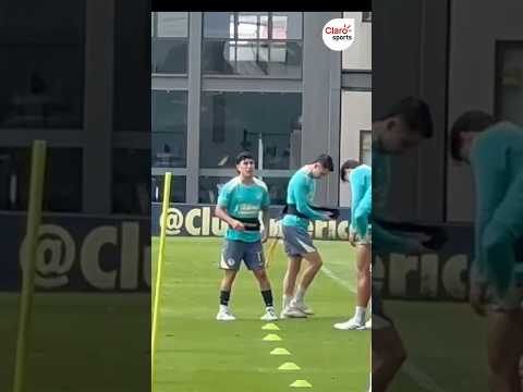 ¡QUIERE ESTAR EN EL CLÁSICO NACIONAL! Alejandro Zendejas entrena al parejo con sus compañeros