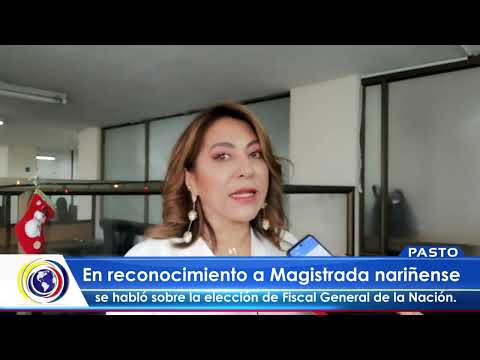 El concejo municipal de pasto realizó un importante reconocimiento a la jurista clara Inés López