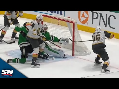 Stars Jake Oettinger Stuns Golden Knights With Potential Save Of The Year