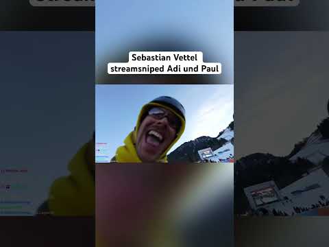 Sebastian Vettel im Paul und Adi Stream.